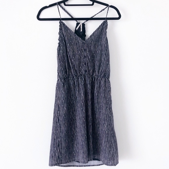 Cotton Candy Dresses & Skirts - Mini Navy & White Racer Dress